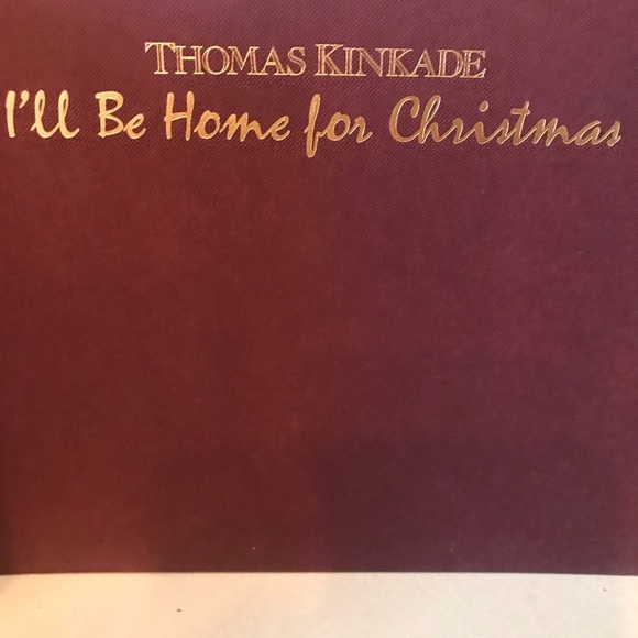 Thomas Kinkade Hardback Book I’ll Be Home For Christmas 1997 - Picture 10 of 15